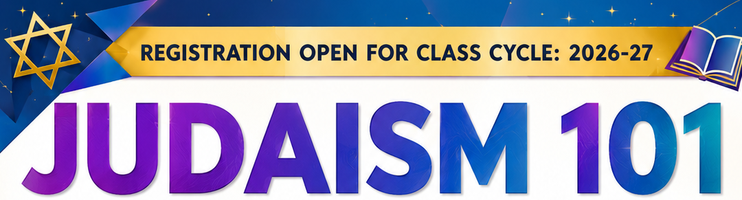 Judaism 101: Courses Start!
