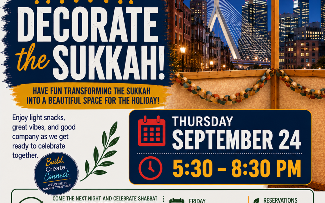 Next Gen: Decorate The Sukkah