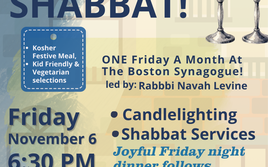 Shabbat Services & Community Dinner with Rabbi Navah Levin