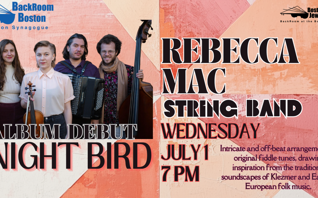 Night Bird Album Release: Rebecca Mac String Band at BackRoom Boston